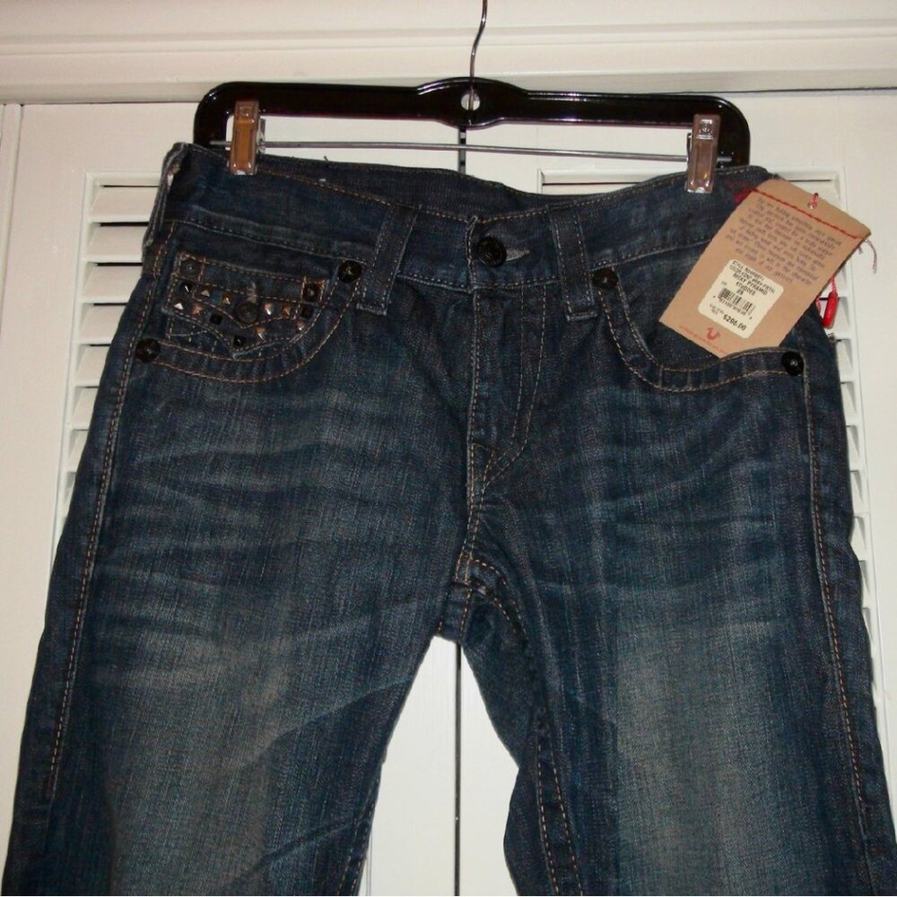 True Religion Ricky Pyramid Studded Jeans - Picture 4 of 8